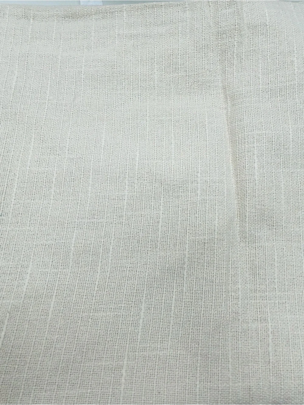 QUINCE Set Of 2 48x108 Cotton Slub Room Darkening Curtains Natural 9712